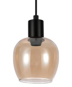 CONNY Fönsterlampa 12cm Svart/Amber