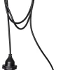 CORD SET Solcells sladdställ E27 200cm Svart IP44