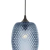 CORNELIA Taklampa 25cm Blå/Svart