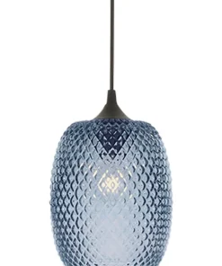 CORNELIA Taklampa 25cm Blå/Svart