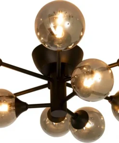 COSMOS Plafond 52,5cm Svart/Rökgrå