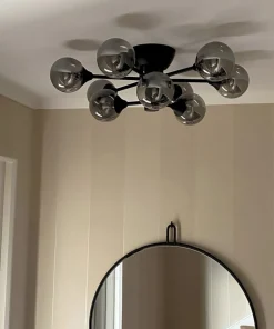 COSMOS Plafond 52,5cm Svart/Rökgrå