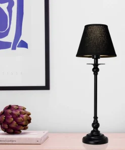 COTTEX Lampfot 39cm Svart
