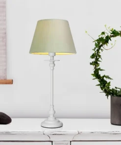 COTTEX Lampfot 39cm Vit