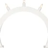 CRISP Träljusstake Båge 7L 48cm Vit