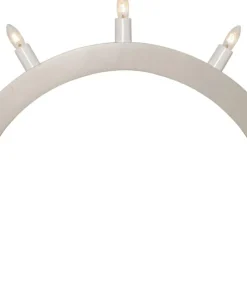 CRISP Träljusstake Båge 7L 48cm Beige