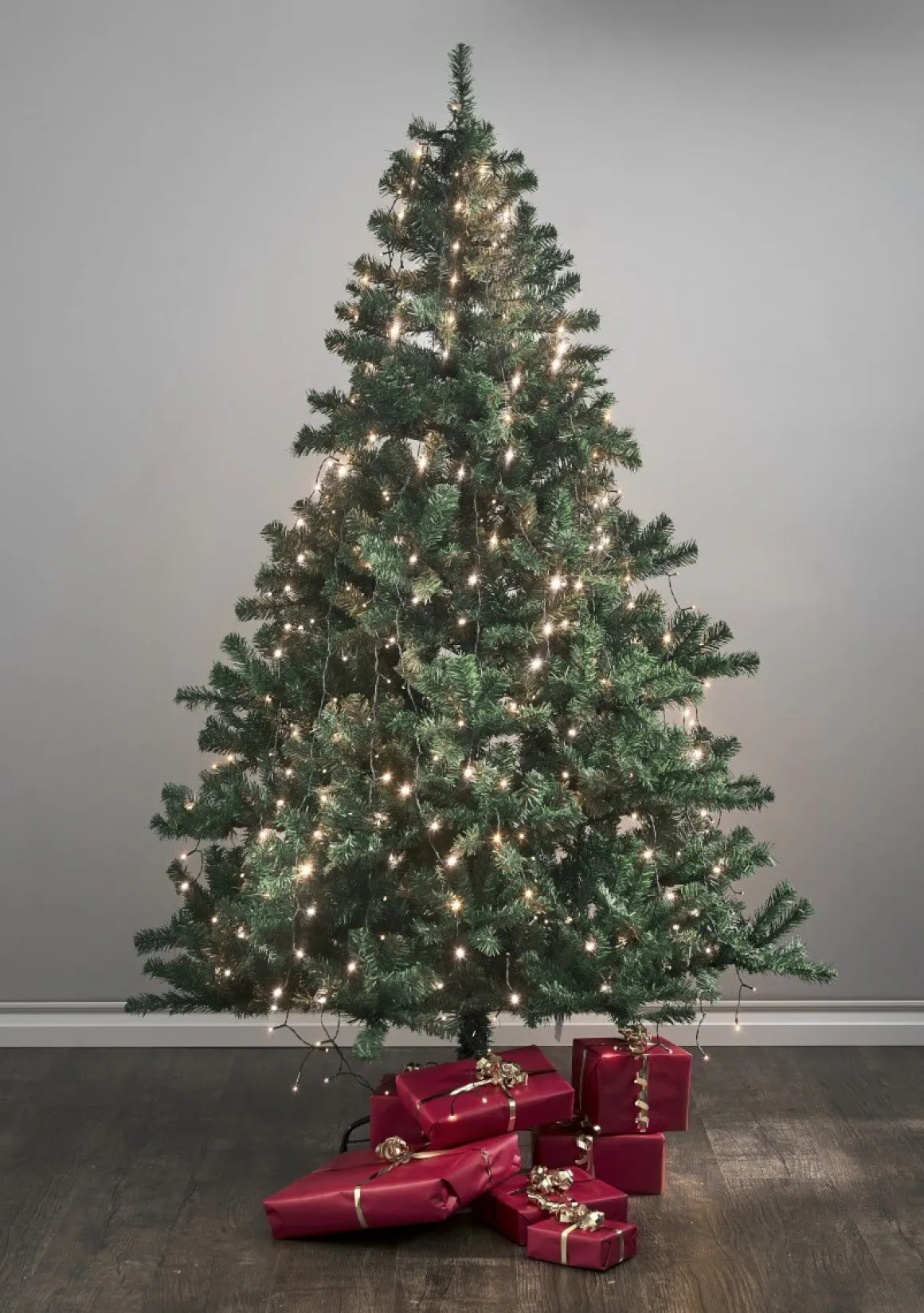 CRISPY ICE WHITE Julgransbelysning 196cm 360LED Vit/Grön IP44
