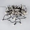 CRISPY ICE WHITE Ljusslinga 12,6m 180LED Vitt/Svart IP44