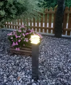 CRYSTAL LED Pollare 2-Pack Start Rostfritt Stål 50cm