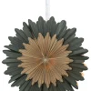 CRYSTAL Pappersstjärna 50cm Grön