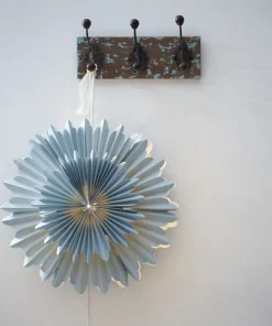 CRYSTAL Pappersstjärna 50cm Blå