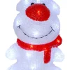 CRYSTALO Dekorationsfigur Ren 30L 28cm Vit
