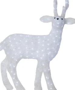 CRYSTALO Utomhusdekoration Hjort 97cm 200LED Klar IP44