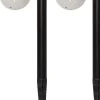 CUPOLA Solcells-pollare 2-Pack 30cm Svart