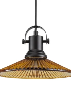 DEBBIE Fönsterlampa 21cm Svart/Amber