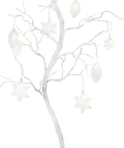 DECORA Dekorationsträd 40cm 27LED Vit