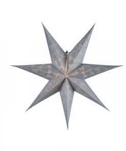 Decorus Pappersstjärna 63 cm Silver