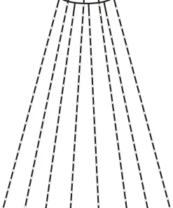 DEW DROP Julgransslinga 2m 160LED Flerfärgad/Grön IP44