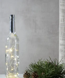 DEW DROP Ljusslinga 15L 75cm Silver Varmvit