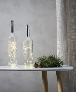 DEW DROP Ljusslinga 40L 2m Silver Varmvit