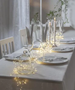 DEW DROP Ljusslinga 7,2m 720LED Varmvit/Silver