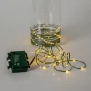 DEW DROP MICRO Ljusslinga Batteri 7,2m 96LED Varmvit/Grön