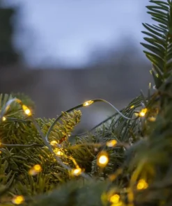 DEW DROP MICRO Ljusslinga Batteri 7,2m 96LED Varmvit/Grön