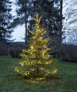 DEW DROP MICRO Ljusslinga 15m 200LED Varmvit/Grön