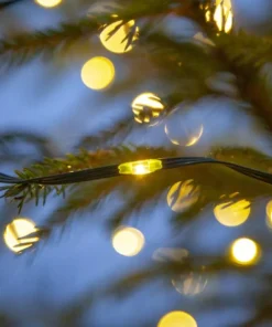 DEW DROP MICRO Ljusslinga 36m 480LED Varmvit/Grön