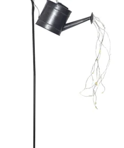 DEW DROP WATER CAN Solcellsdekoration 80cm 28LED Zink IP44