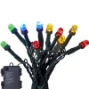 DIAMOND STAR LIGHT Batterislinga 80L 6m Svart/Flerfärgad IP44