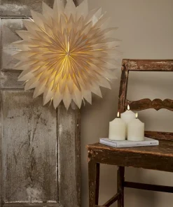 DIS Pappersstjärna 50cm Beige