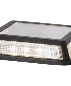 DRIVEWAY Solcells-spotlight 3cm Svart IP44