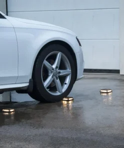 DRIVEWAY Solcells-spotlight 3cm Svart IP44