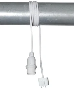 E14 BASIC DCL Sladdställ 6cm Vit