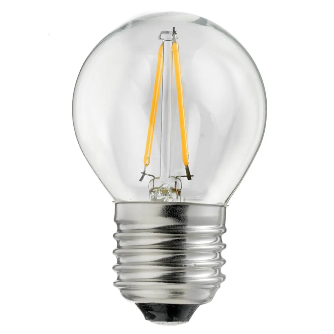 E27 Classic Klot 2W 2700K 200lm Klar LED Lampa