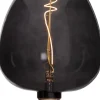E27 Decoled 2W 2200K 40lm Svart LED-Lampa