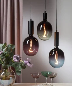 E27 DesignGlob 17,5cm Dimbar 4W 2400K 72lm Blå LED-Lampa