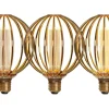 E27 DesignGlob12 Metall 4.3W 1800K 180lm LED-Lampa