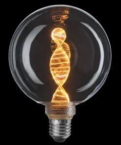 E27 DNA CLEAR Glob125 3-steg Dimbar 3,6/2/09W 1800K LED-Lampa