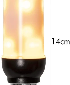 E27 Flame Tubural Sensor 3W 1600k 80lm LED-Lampa