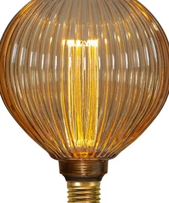 E27 Glob125 Decoled New Generation Classic Amber 1W 1800K 50lm LED-Lampa