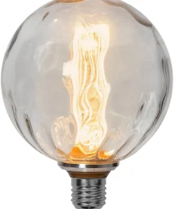 E27 Glob125 Decoled 1W 2000K 50lm Krackelerad LED-Lampa