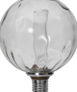 E27 Glob125 Decoled 1W 2000K 50lm Krackelerad LED-Lampa