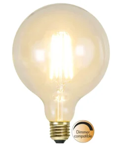 E27 Glob125 Dimbar SoftGlow 3.6W 2100K 320lm LED-Lampa