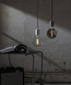E27 Glob125 Dimbar Spiral Rökfärgad 2W 2100K 40lm LED-Lampa