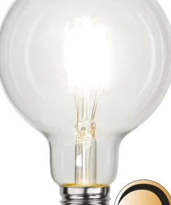 E27 Glob95 Dimbar 4.2W 4000K 470lm Klar LED-Lampa