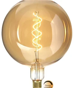 E27 Glob200 Industrial Vintage 2.8W 2100k 130lm Dimbar LED-lampa