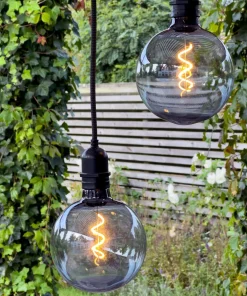 E27 Glob120 Lågvolt 12V 0,3Watt Smoke 30lm Klar LED-Lampa