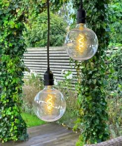 E27 Glob120 Lågvolt 12V 0,3Watt Varmvit 30lm Klar LED-Lampa